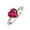 Red, variant on Bling Jewelry Womens Romantic Classic 2.5CT Sterling Silver Heart Shape CZ Engagement Ring 1MM Band