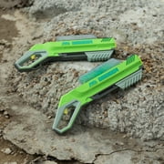 Gel Blaster Barracuda Pump Action Indoor/Outdoor Blaster with 10,000 Electric Green Gellets