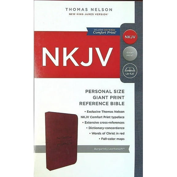 NKJV PS GIANT PRINT BIBLE BURG