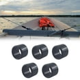 thumbnail image 6 of figatia 5x Fishing Rod Holder Tube Insert Protector Yacht Pole Rack Insert Protector Black, 6 of 8
