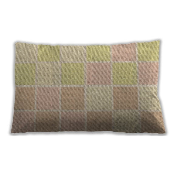 Ahgly Company Outdoor Rectangular Contemporary Lumbar Throw Pillow, 13 inch by 19 inch