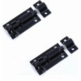 thumbnail image 1 of Matte Black Door Bolts, 2-Pack Security Locks for Interior Doors, 7.6cm Length, 89 x 29.3mm Size, Stainless Steel Material, 1 of 4