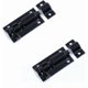thumbnail image 1 of Matte Black Door Bolts, 2-Pack Security Locks for Interior Doors, 7.6cm Length, 89 x 29.3mm Size, Stainless Steel Material, 1 of 4