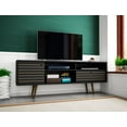 thumbnail image 2 of Liberty 70.86" Mid-Century Modern TV Stand with 4 Shelving Spaces and 1 Drawer with Solid Wood Legs, 2 of 6