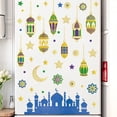 thumbnail image 3 of Jiibva Eid Mubarak Wall Stickers Star Moon Lantern Ramadan Decals Wall Decals Muslim Islamic Window Sticker Decorations DIY Wall Art Stickers for Home Bathroom, 3 of 7