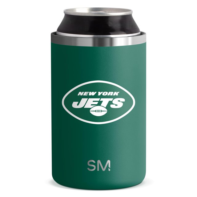 Enfriador de latas aislante, sencillo y moderno, de la NFL, New York Jets, 355 ml