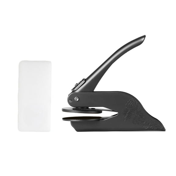 S SERENABLE Embosser Stamp Stainless Steel Blank Seal Manual Press Napkin DIY Crafts Craft Pliers No Pattern Jewelry Making Pliers Tools