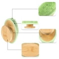 thumbnail image 3 of Unique Bargains 1 Pc Handle Bath Brush Back Scrubber for Bath for Shower 4.72"x2.36" Green, 3 of 6
