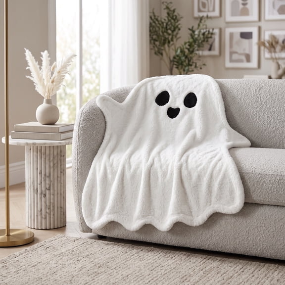 ShaoXinWan Halloween Throw Blanket, Bat Shaped Soft Fuzzy Flannel Wing Blanket, Spooky Gothic Accent for Bedroom Dorm Bed Sofa Indoor Holiday Party Decorative Display