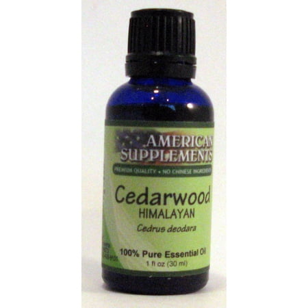 Cedarwood (Himalayan) Essential Oil American Supplements 1 oz Oil