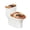 Leaves Dachshund, variant on HELLHERO Turkey and Corn Pattern Cozy - Fits All Toilet Shapes, Elastic Edge Toilet Lid Covers Set for Bathroom Home Comfort, Soft