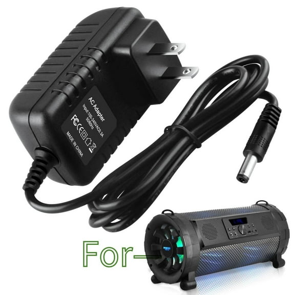 K-MAINS AC Adapter Comaptible With Pyle PBMSPG190 Street Boom Box Speaker Power Supply