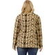 thumbnail image 5 of Women's Plus Size Leopard Print Asymmetric Open Front Fashion Cardigan Beige Snake Print 1X, 5 of 6