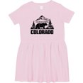 thumbnail image 3 of Inktastic Colorado Springs Colorado Girls Toddler Dress, 3 of 5