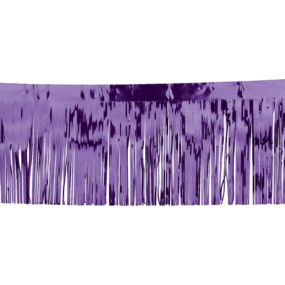 Purple Metallic Float Fringe (10Ft) - Party Decor - 1 Piece