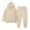 Beige, variant on Boys' Sweatsuit - 2 Piece Performance Sweatshirt and Jogger Sweatpants - Active Set for Toddlers/Boys(Pink,8-9 Years)