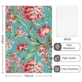 thumbnail image 2 of 6 Pcs Funny Kitchen Towels,Pioneer Flower Floral Print Pattern Microfiber Dish Towels,Kitchen Tea Towels,Kitchen Towel Set (18" X 26"), 2 of 7