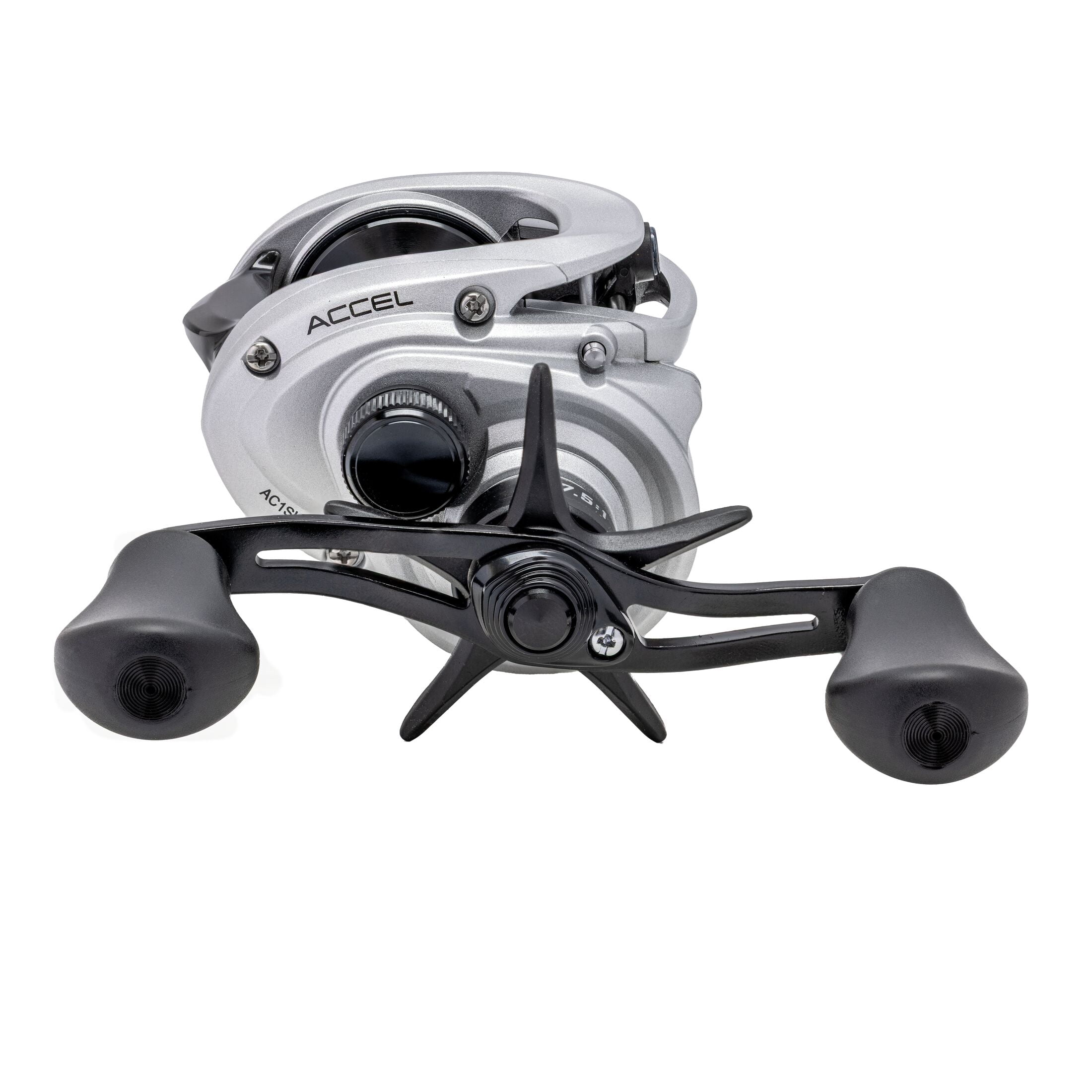 Lew’s Accel Baitcast Reel and Fishing Rod Combo, 7-Foot, 1-Piece Rod, Medium Power, RH Retrieve Reel