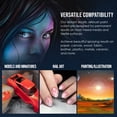 thumbnail image 4 of U.S. Art Supply 1-Ounce Opaque Chartruesse Airbrush Paint, 4 of 8