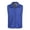 Royal Blue, variant on rygai Men's Vest Lapel Sleeveless Pockets Zipper Placket Mesh Lining Outdoor Vest Volunteer Bright Color Slim Fit Work Waistcoat,Black,4XL