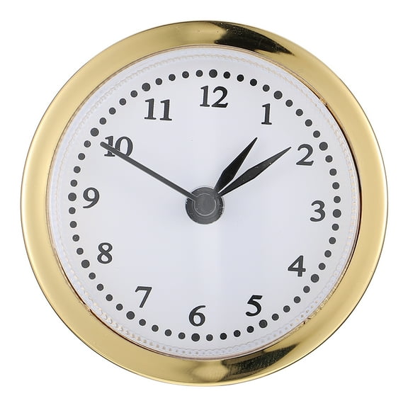 Retro Wall Clock with Replacement Numbers Design for Home Decor Multi Alloy 4.7 x 0.8 in