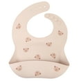 thumbnail image 1 of Babero de silicona ajustable, impermeable, no tóxico, adorable herramienta de alimentación para bebés y niños pequeños., 1 of 14