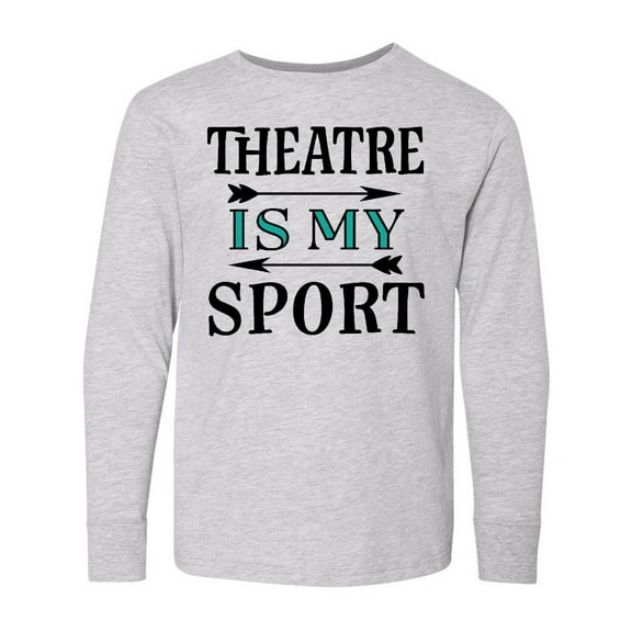 Inktastic Theatre is My Sport Drama Acting Long Sleeve Youth T-Shirt