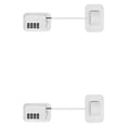 thumbnail image 1 of Cerradura de ventana del refrigerador Methold cerraduras de combinación codificadas de seguridad para niños Blanco 2Conjunto, 1 of 1