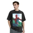 thumbnail image 2 of Spider-Man T-Shirt à Manches Courtes Col Rond Lavé 210g pour Hommes - Estampage à Chaud, 2 of 7
