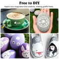 thumbnail image 5 of Innens Paint Maker Pen Waterproof Paint Pen for Car Tyre Tire Art DIY Glass,White, 5 of 12