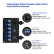 thumbnail image 2 of Panel de control de interruptor de luz LED de 6 bandas Ranura USB doble para barco marino Coche RV Camión Ehuebsd Accesorios para autos y motos, 2 of 9