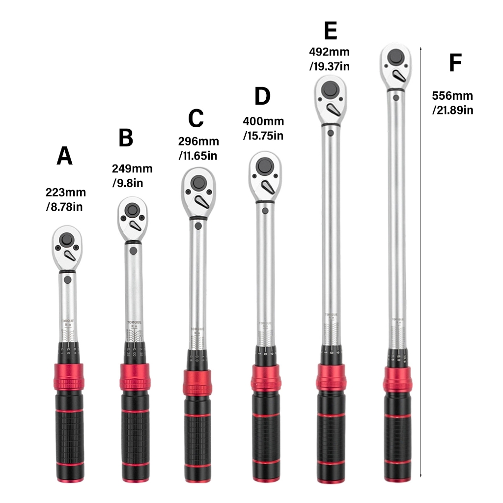 Adjustable Precisions Torque Wrench 1/4" 3/8" 1/2" Drive Professional Workshop