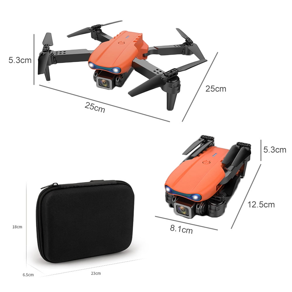 E99 K3 Pro Mini Drone 4K Profesional HD Cámara Dual 1080P Evitación de Obstáculos FPV Drones con Cámara Individual 2 Baterías