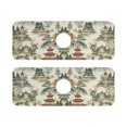 thumbnail image 7 of Yayeee Faucet Mat for Kitchen Sink 14.7" Diatomite Long Splash Guard Pad, Green Mountain Pattern, 2 Pack, 7 of 7
