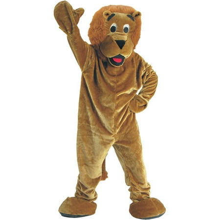 Roaring Lion Mascot Adult Halloween Costume