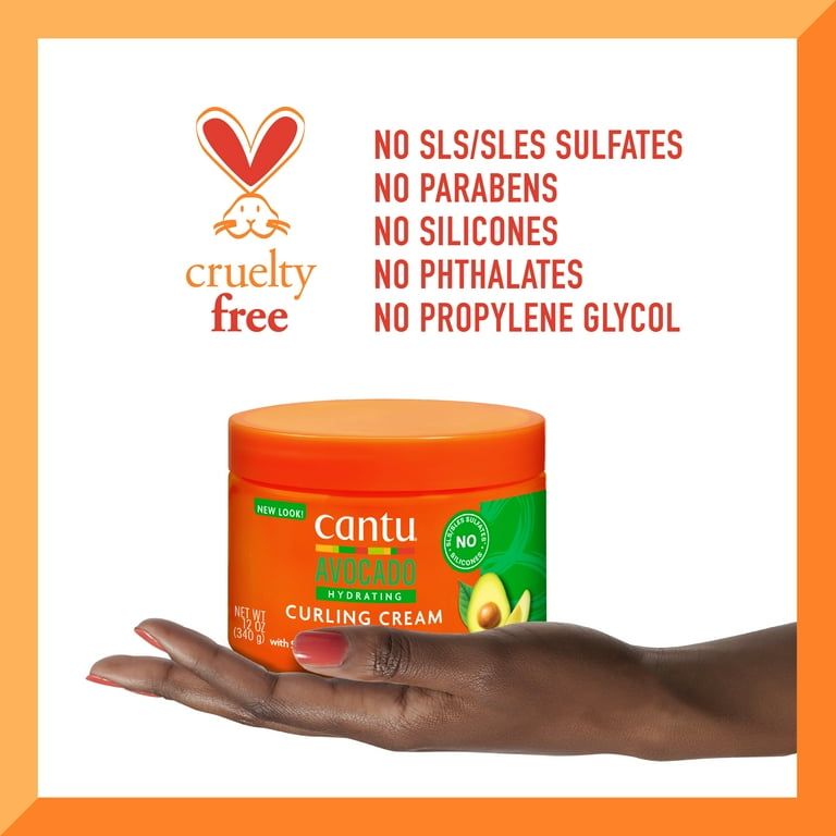 Cantu Hydrating Avocado Coconut Curl Cream with Mango Butter and