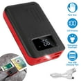 thumbnail image 5 of iMounTEK 10000mAh Portable Power Bank External Battery Pack Charger  LCD Display Flashlight Type C Micro USB Red, 5 of 10
