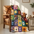 thumbnail image 4 of CaiYueKe Small Size Flannel Blanket, 39x27.6 Inch Soft Warm Nap Blanket, Print Flannel Throw for Sofa Bed Camping, Lightweight Cozy Blanket, Gift for Holiday Thanksgiving Christmas, 4 of 7