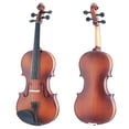 thumbnail image 2 of Mendini Viola MA350 de madera maciza envejecida satinada de 15 pulgadas con estuche, arco, colofonia, puente y cuerdas, 2 of 5