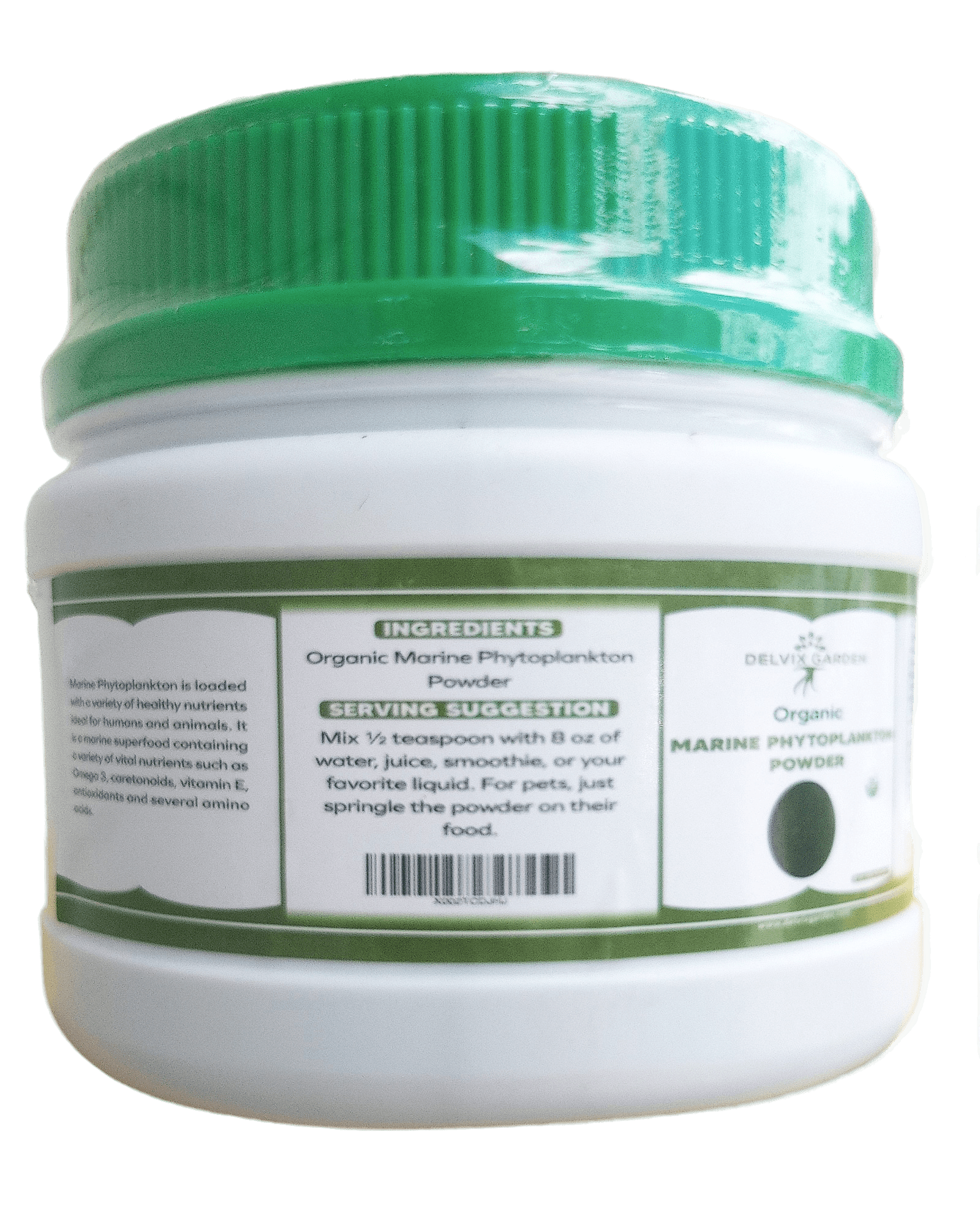 Premium Marine Phytoplankton Powder – 8 oz | Pure, Fine Powder | 100% Natural, Ocean-Grown Microalgae