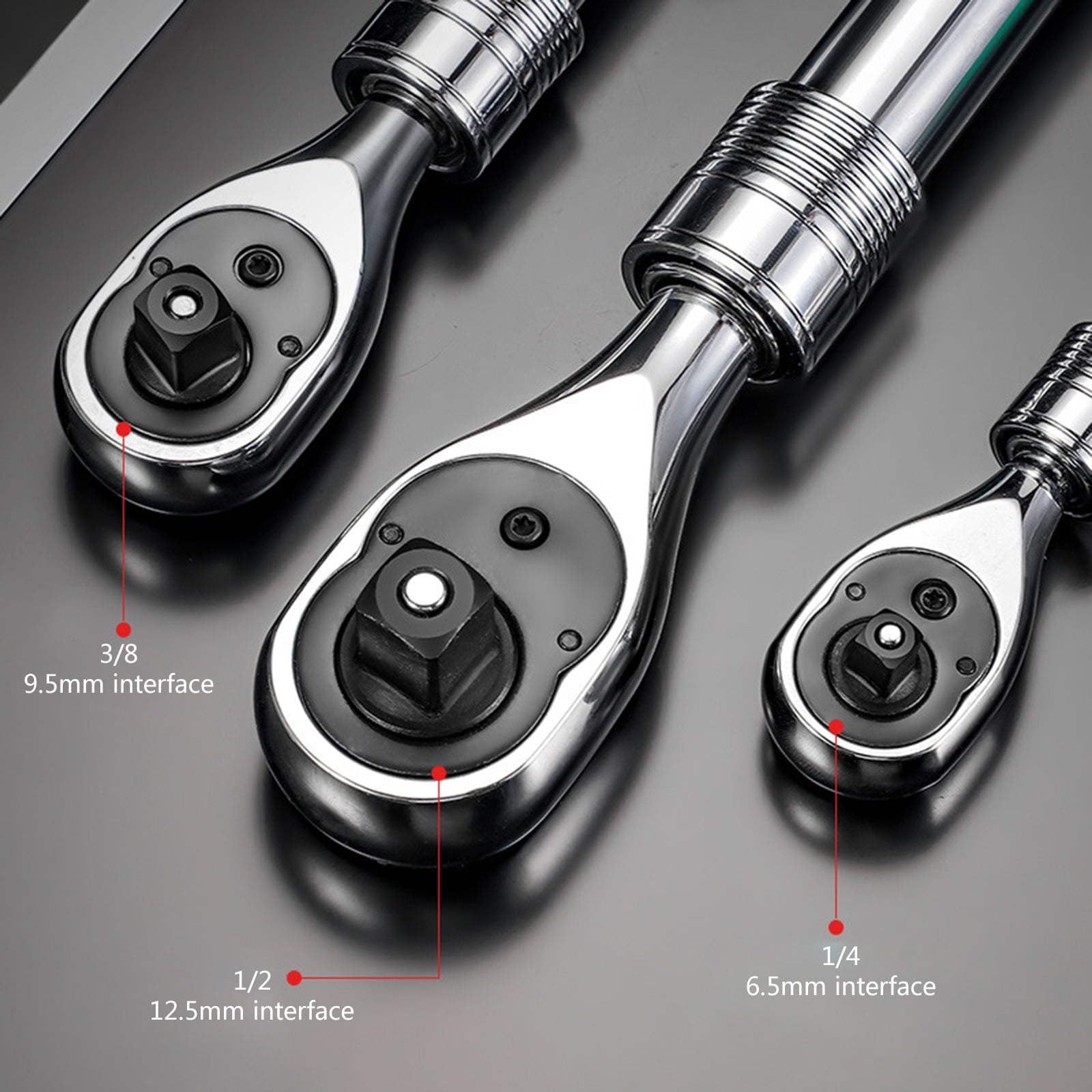 1/4" 3/8" Ratchets Wrenches Quick Sockets Ratchets Wrenches Torque Wrenches Spanners Hand Repair Tool