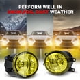 thumbnail image 2 of For 2010-2012 Toyota Prius Pair Bumper Yellow Fog Lights Driving Lamps Left&Right, 2 of 10