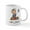 White, variant on CafePress - I Love To Scrapbook! Lefty Mug - 11 oz Ceramic Mug - Novelty Coffee Tea Cup