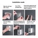 thumbnail image 2 of leyfeng Pasta de dientes automática para colgar en la pared, sin perforación, pasta de dientes, estante para cepillos de dientes, estante para pasta de dientes, artefacto para apretar perezoso, rosa, 2 of 8