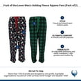 thumbnail image 7 of Fruit of the Loom  Holiday Fleece Pajama Pant (Pack of 2) (Men), 7 of 7