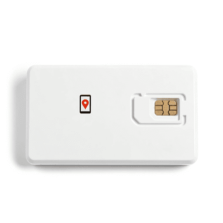 1-Pack GPS SIM Card with Unlimited Data, Real-Time Tracking App and Web Platform, 1500+ Device Compatible