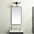 thumbnail image 3 of Soft corner metal rectangular mirror 20x36 inch in Black, 3 of 10