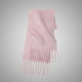 thumbnail image 5 of Dailypoc Winter Scarf for Women Cold Weather Women's Autumn Winter Solid Color Lazy Style Soft Big Pull Hair Warm Knitted Scarf - Skin-Friendly & Windproof for Cold Days,Pink,One Size, 5 of 5