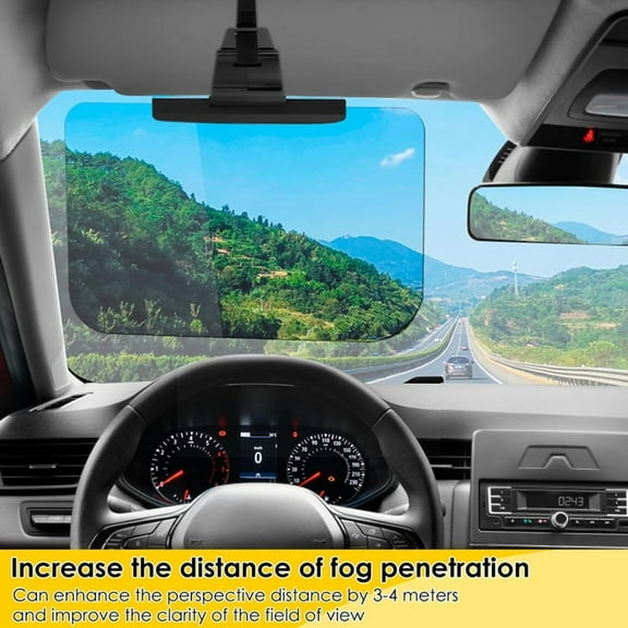 Sun Visor Extender for Car, Anti-Glare Sunvisor Extension Shade Attachment, Universal Car Visor with 180° Adjustment