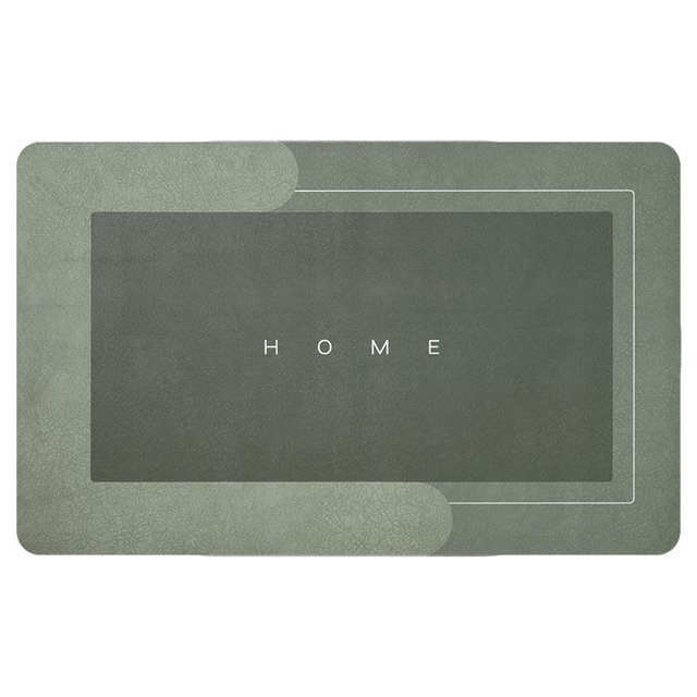 Nueva alfombra absorbente de agua de secado rápido para baño, alfombrilla para puerta, baño, alfombrilla antideslizante para pies, alfombrilla para cocina doméstica